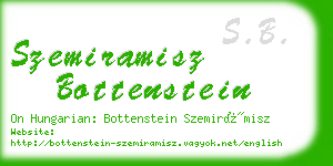 szemiramisz bottenstein business card